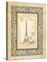 Paris Postcard-Andrea Laliberte-Stretched Canvas