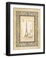 Paris Postcard-Andrea Laliberte-Framed Art Print