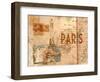 Paris Postcard-null-Framed Art Print