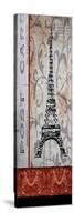 Paris Postcard-Karen Williams-Stretched Canvas