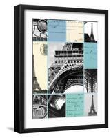 Paris Postcards-Cameron Duprais-Framed Art Print