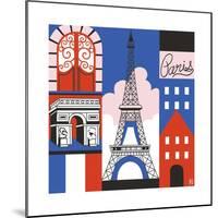 Paris Print-Julie Goonan-Mounted Giclee Print