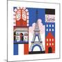 Paris Print-Julie Goonan-Mounted Giclee Print