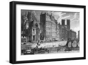 Paris Quai Des Orfevres-J Nash-Framed Art Print