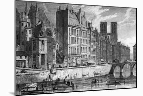 Paris Quai Des Orfevres-J Nash-Mounted Art Print