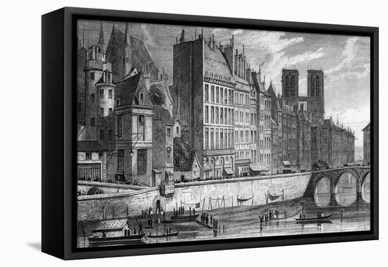 Paris Quai Des Orfevres-J Nash-Framed Stretched Canvas