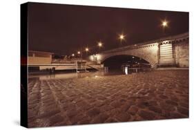 Paris Quaiouest-Sebastien Lory-Stretched Canvas