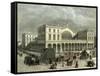 Paris Railway France 1851-null-Framed Stretched Canvas