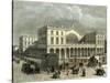 Paris Railway France 1851-null-Stretched Canvas