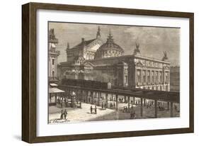 Paris, Railway Project-Hubert Clerget-Framed Art Print