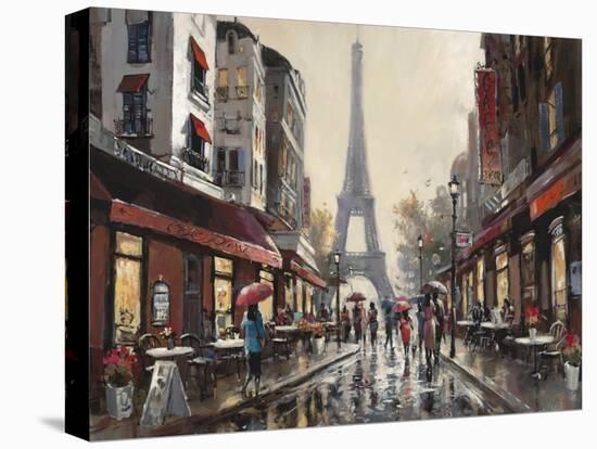 Paris Rain-Brent Heighton-Stretched Canvas