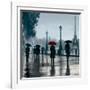 Paris Red Umbrella-Robert Canady-Framed Giclee Print