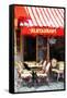 Paris Restaurant - In the Style of Oil Painting-Philippe Hugonnard-Framed Stretched Canvas