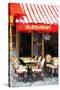 Paris Restaurant - In the Style of Oil Painting-Philippe Hugonnard-Stretched Canvas