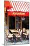 Paris Restaurant - In the Style of Oil Painting-Philippe Hugonnard-Mounted Giclee Print