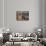 Paris Restaurant Soiree-null-Framed Stretched Canvas displayed on a wall