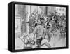Paris Riot Church Raid-Frank Craig-Framed Stretched Canvas