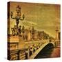 Paris Romance-Julia Casey-Stretched Canvas