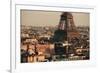 Paris Rooftop View Skyline and Eiffel Tower in France.-Songquan Deng-Framed Photographic Print