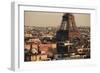 Paris Rooftop View Skyline and Eiffel Tower in France.-Songquan Deng-Framed Photographic Print