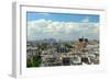 Paris Rooftop View with City Skyline.-Songquan Deng-Framed Photographic Print