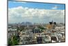 Paris Rooftop View with City Skyline.-Songquan Deng-Mounted Photographic Print