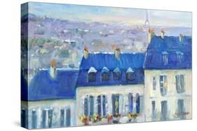 Paris Rooftop-Allayn Stevens-Stretched Canvas