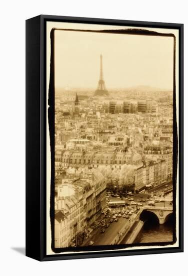 Paris Rooftops, France-Theo Westenberger-Framed Stretched Canvas