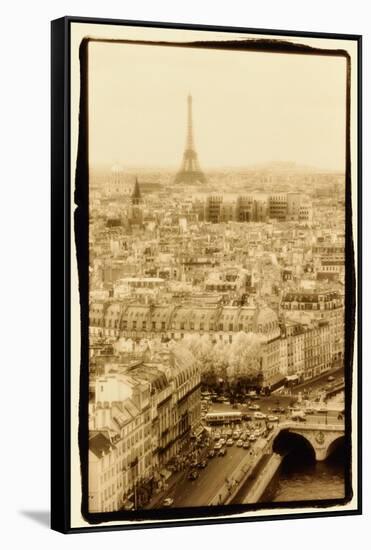 Paris Rooftops, France-Theo Westenberger-Framed Stretched Canvas