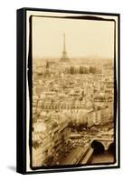 Paris Rooftops, France-Theo Westenberger-Framed Stretched Canvas