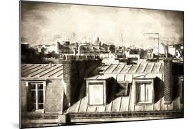 Paris Rooftops III-Philippe Hugonnard-Mounted Giclee Print