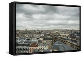 Paris Rooftops III-Erin Berzel-Framed Stretched Canvas