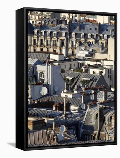 Paris Rooftops, Paris, France, Europe-Godong-Framed Stretched Canvas