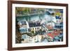 Paris Rooftops-Sonja Quintero-Framed Photographic Print