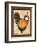 Paris Rooster I-Jennifer Garant-Framed Premium Giclee Print