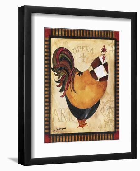 Paris Rooster I-Jennifer Garant-Framed Premium Giclee Print