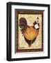 Paris Rooster I-Jennifer Garant-Framed Giclee Print