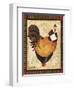 Paris Rooster I-Jennifer Garant-Framed Giclee Print