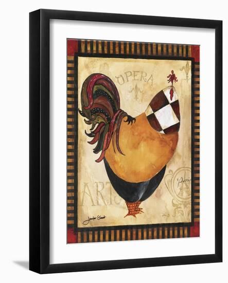 Paris Rooster I-Jennifer Garant-Framed Giclee Print
