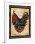 Paris Rooster II-Jennifer Garant-Framed Giclee Print