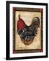 Paris Rooster II-Jennifer Garant-Framed Giclee Print