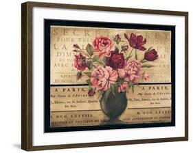 Paris Rose I-Kimberly Poloson-Framed Art Print