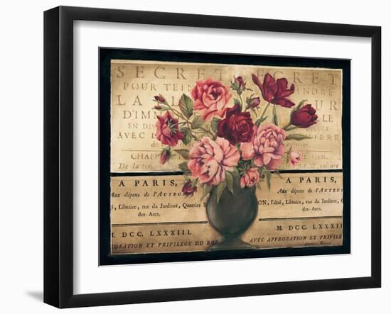 Paris Rose I-Kimberly Poloson-Framed Art Print