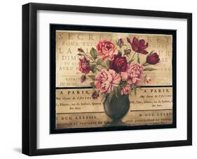 Paris Rose I-Kimberly Poloson-Framed Art Print