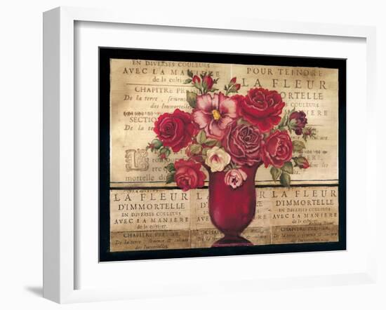 Paris Rose II-Kimberly Poloson-Framed Art Print