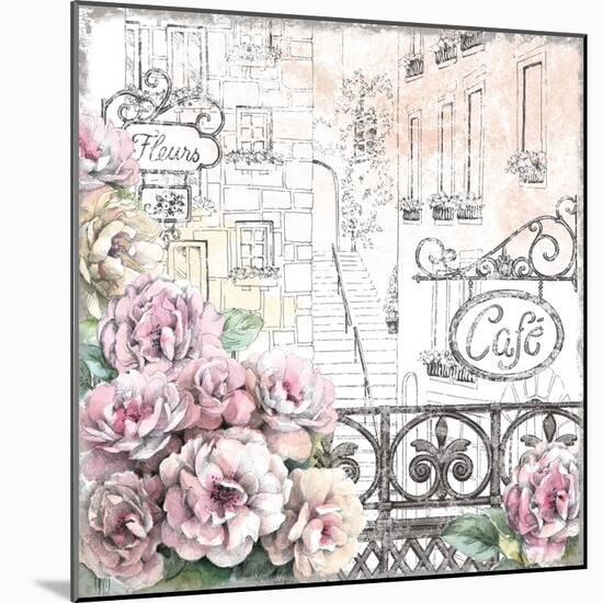 Paris Roses I-Beth Grove-Mounted Art Print