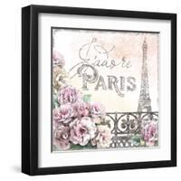 Paris Roses III-Beth Grove-Framed Art Print