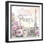 Paris Roses III-Beth Grove-Framed Art Print