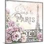 Paris Roses III-Beth Grove-Mounted Art Print