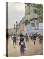 Paris, Rue Du Havre, 1882-Jean Beraud-Stretched Canvas